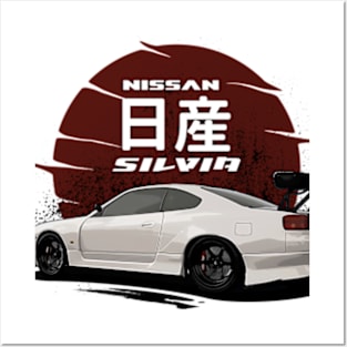 Nissasn Silvia S15, JDM Car Posters and Art